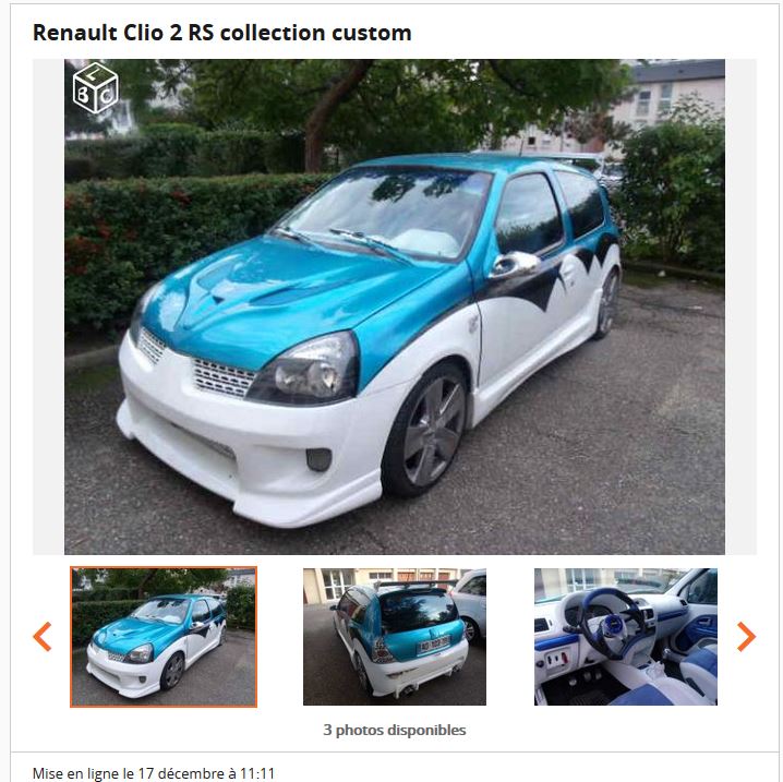 Cliquez sur l'image pour l'afficher en taille normale

Nom : Clio_2RS.jpg 
Affichages : 188 
Taille : 77.5 Ko 
ID : 5381