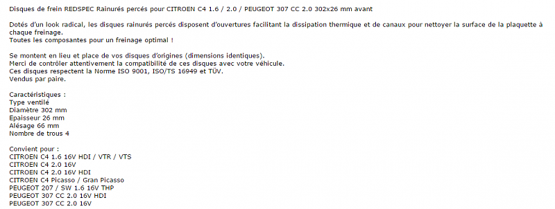 Cliquez sur l'image pour l'afficher en taille normale

Nom : description disque de frein.PNG 
Affichages : 845 
Taille : 34.4 Ko 
ID : 7396