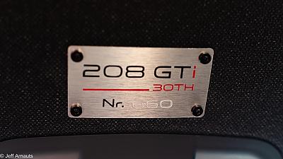 PEUGEOT 208 GTI 30 TH - #660 by Fabien in Peugeot 208 GTi - 30 Th 
