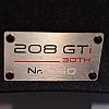 PEUGEOT 208 GTI 30 TH - #660 by Fabien in Peugeot 208 GTi - 30 Th 